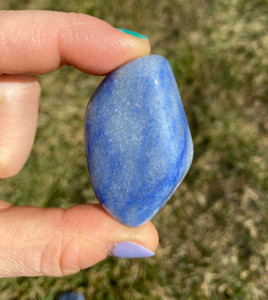Blue Aventurine Tumbled Stone - Polished Blue Aventurine Crystal