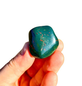 Bloodstone Tumbled Stone XL Bloodstone Tumbled Stone XL