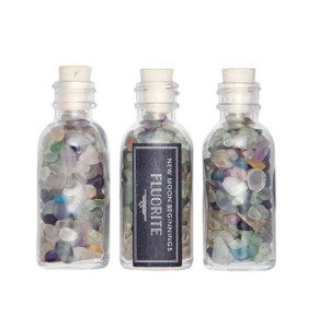 Rainbow Fluorite Crystal Chips Bottle