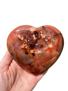 Carnelian Stone Heart Large - 16