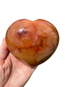 Carnelian Stone Heart Large - 14