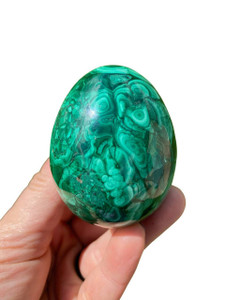 Malachite Stone Egg - 1