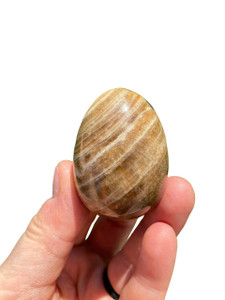 Brown Aragonite Stone Egg