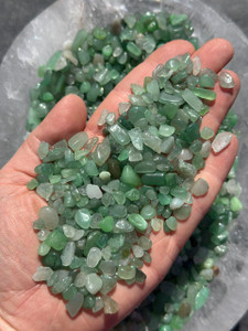 Green Aventurine Chips 5mm - 9mm (1 lb. Bag) 