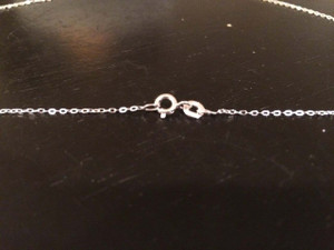 Sterling Silver Flat Cable Necklace Chain 16 to 24
