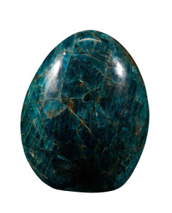 Blue Apatite Freeform - Polished Standing Stone - No.28