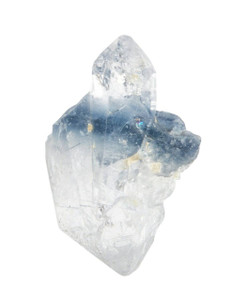 Raw Blue Tourmaline Quartz Crystal Cluster - No.8