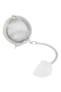 Raw Clear Quartz Crystal Tea Infuser