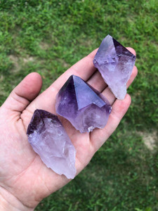 Amethyst Crystal Point - Raw Point with Root Amethyst Crystal Point - Raw Point with Root