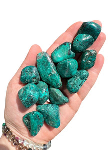 Dioptase Tumbled Stone Grade B