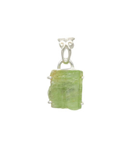 Green Kyanite Pendant - Sterling Silver - No.611