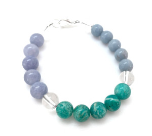 Peace & Calm Clasp Bracelet - 8mm Beads 