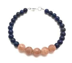 Stress & Happiness Clasp Bracelet - 6mm & 8mm Beads 