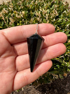 Black Obsidian Pendulum 
