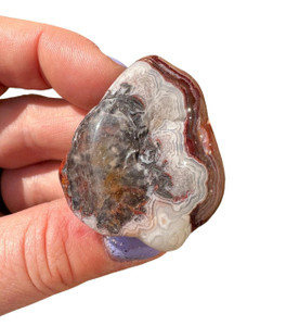 Tumbled Crazy Lace Agate 