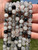 Tourmalinated Quartz Bead Strand 