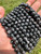 Indigo Gabbro Bead Strand 