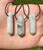 Moonstone Point Pendant on Cord 