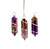 Ametrine Point Pendant - Spiral Wrapped (silver)