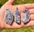 Lepidolite Book Pendant (small raw slab)