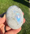 Rainbow Moonstone Palm Stone (Flashy) 