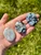 Rainbow Moonstone Palm Stone (Flashy)