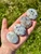 Rainbow Moonstone Palm Stone (Flashy)