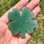 Green Aventurine Four Leaf Clover 