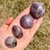 Purple Angelite Palm Stone (Purple Anhydrite) 