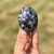 Indigo Gabbro Palm Stone (Mystic Merlinite) 