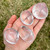Clear Quartz Palm Stone 