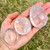Clear Quartz Palm Stone