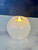 Selenite Tealight Holder - 3" Polished Round Candle Holder 