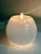 Selenite Tealight Holder - 3" Polished Round Candle Holder 