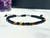 Black Onyx & Tigers Eye Adjustable Bracelet 