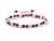 Garnet & Freshwater Pearl Adjustable Bracelet 