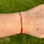 Carnelian & Rhodonite MiyuKi Seed Adjustable Bracelet 