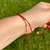 Carnelian & Rhodonite MiyuKi Seed Adjustable Bracelet 