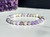 Violet Flame Opal Elastic Bracelet 