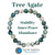 Tree Agate Elastic Bracelet 
