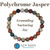 Polychrome Jasper Elastic Bracelet 