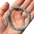 Lemurian Aquatine Calcite Elastic Bracelet - 6mm and 8mm Beads 