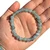 Lemurian Aquatine Calcite Elastic Bracelet - 6mm and 8mm Beads 