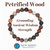 Petrified Wood Elastic Bracelet - 8mm 