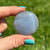 Agate Worry Stone - Polished Blue Agate 