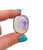 Ametrine Worry Stone - Polished Ametrine Crystal 