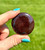 Garnet Worry Stone - Polished Garnet Crystal 