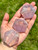 Yttrium Fluorite Gem Shaped Hexagon - Lavender Fluorite Crystal 