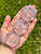 Yttrium Fluorite Gem Shaped Hexagon - Lavender Fluorite Crystal 