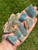 Lemurian Aquatine Calcite (Rough Polished) 